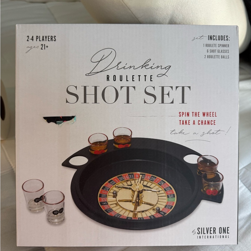 NEW Drinking Roulette Shot Set